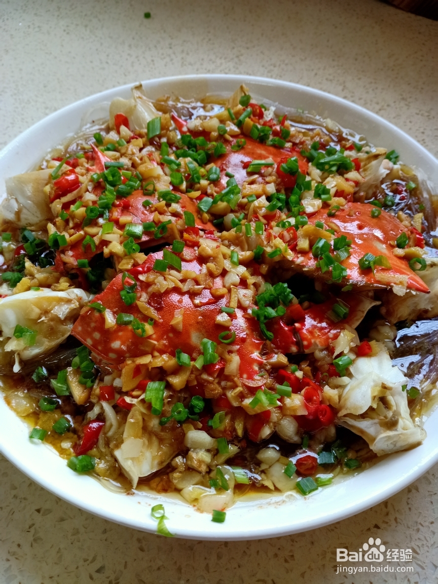 姐姐为我做的蒜蓉粉丝梭子蟹