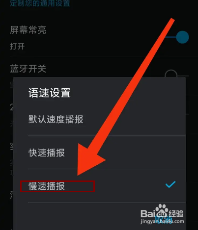 咚咚驾驶怎么开启慢速播报