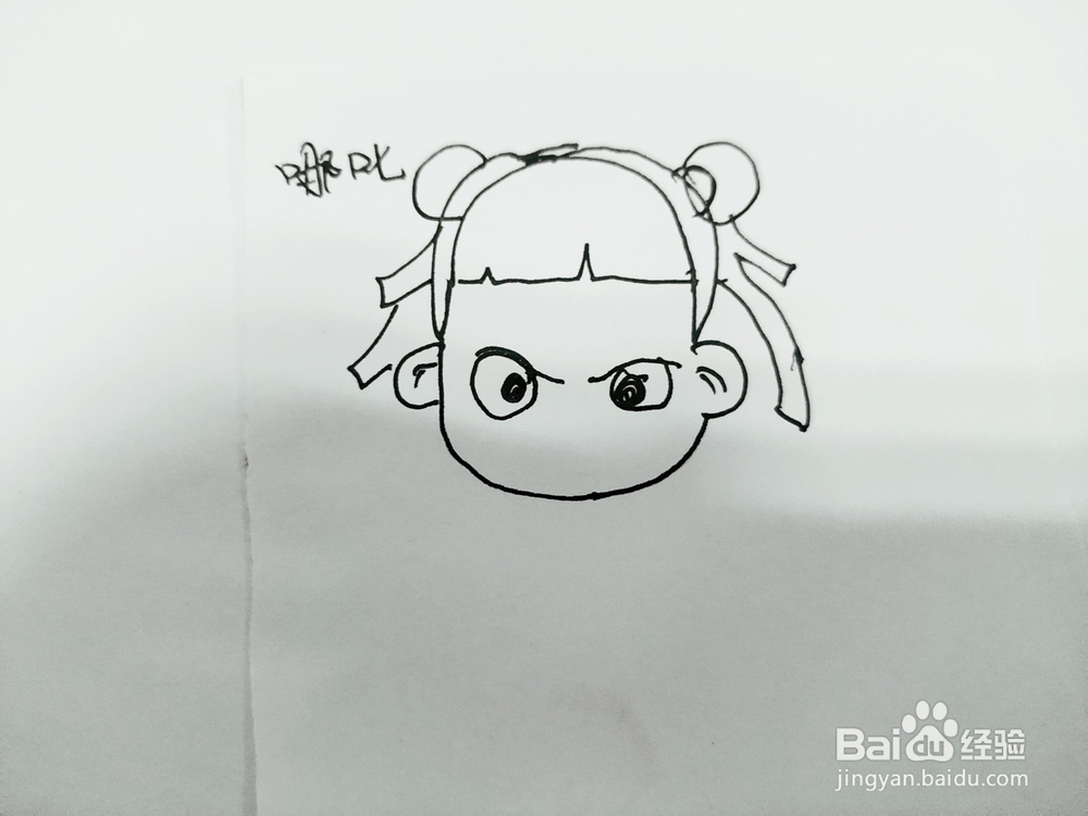 小哪吒简笔画怎么画呢