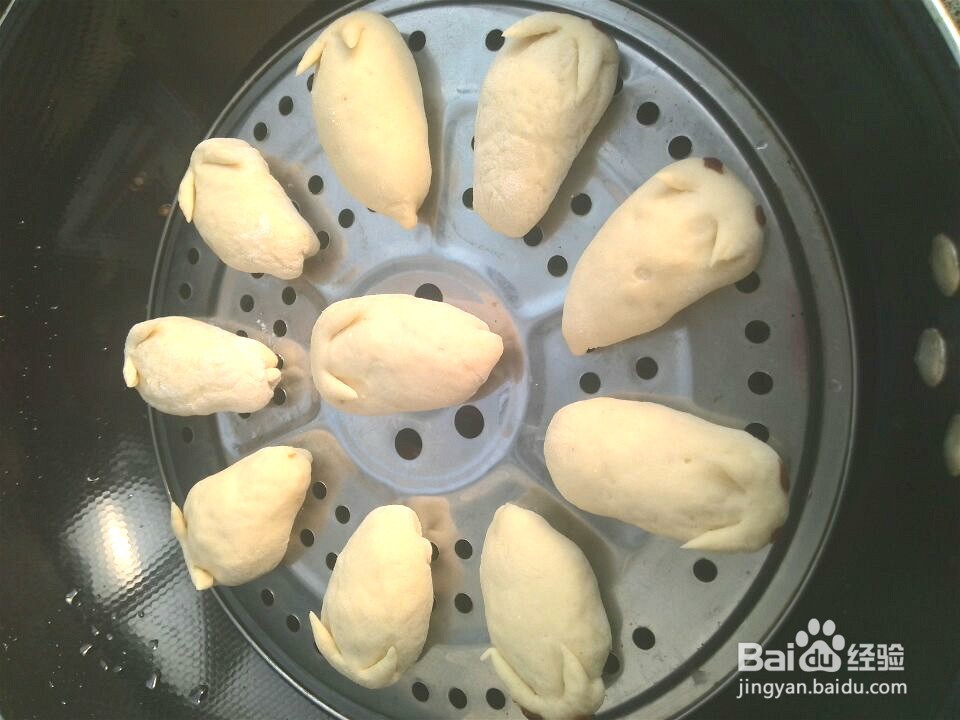 儿童食谱之小兔子豆沙包