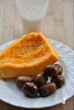 宝宝食谱：[2]南瓜栗子米糊做法
