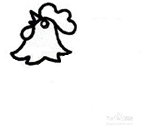 如何画一只大公鸡
