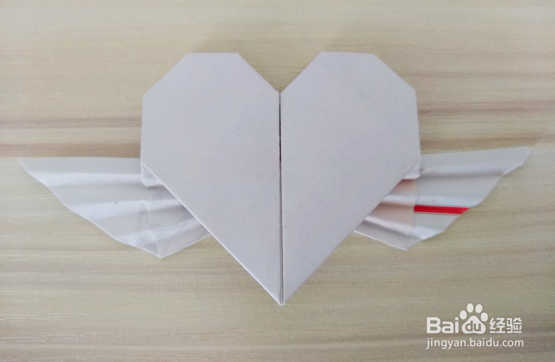 两种天使之心折纸的折法