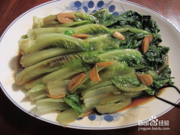 家常菜:蚝油生菜做法