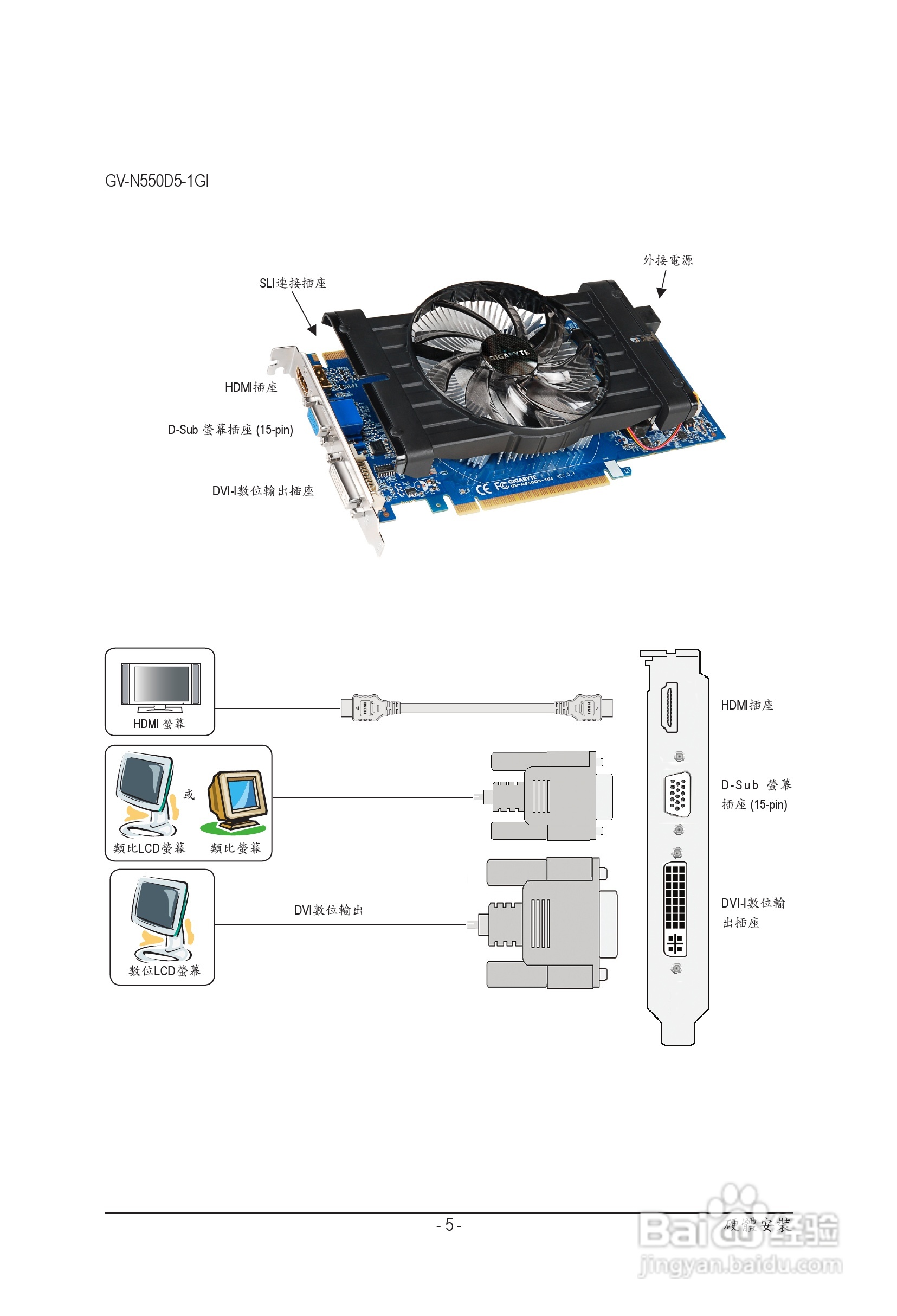 技嘉GV-N550UD-1GI显卡使用手册:[1]