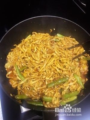 豆角焖面的做法