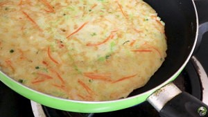 白菜鸡蛋煎饼