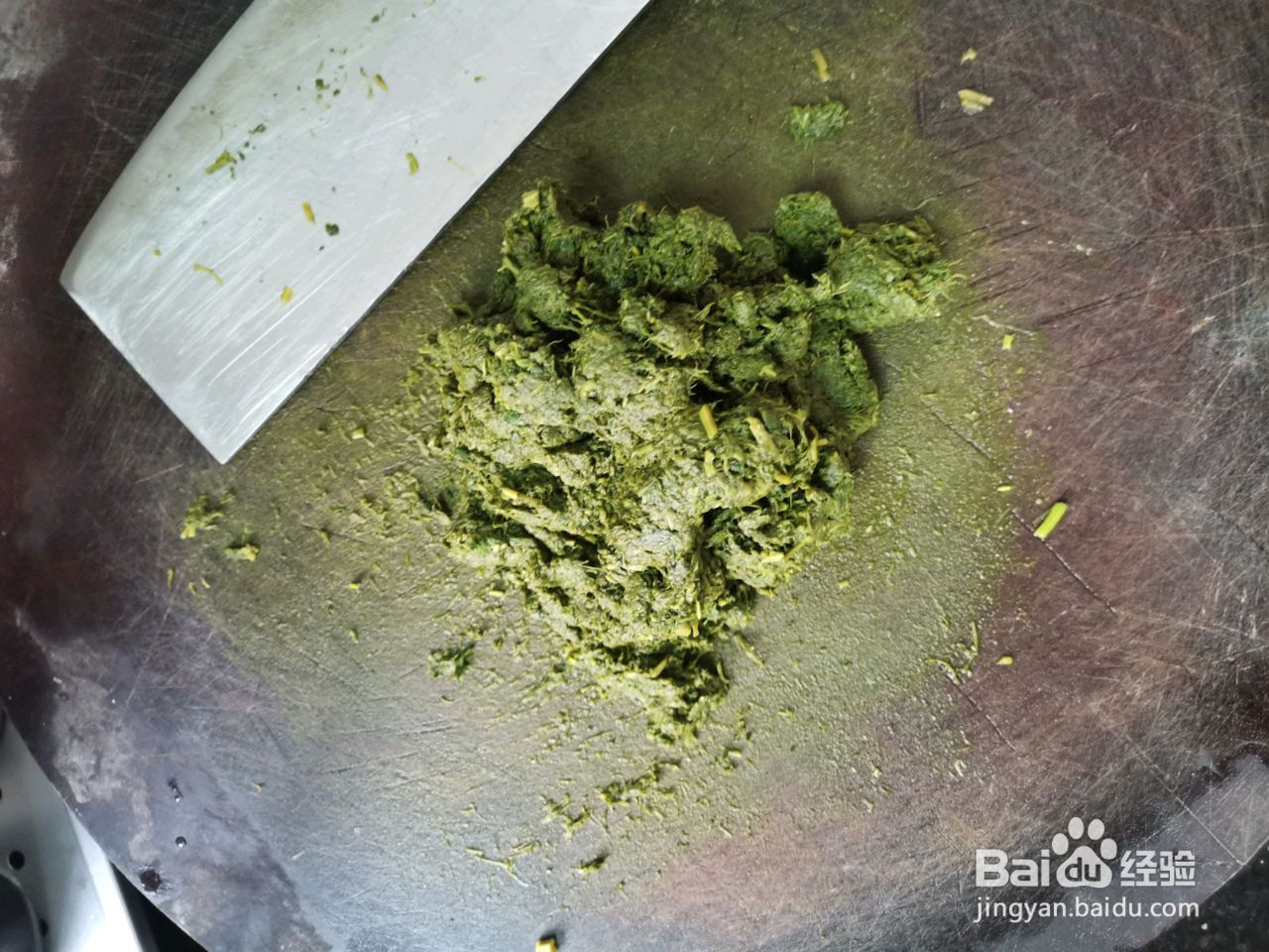 自制蜜豆青团的做法