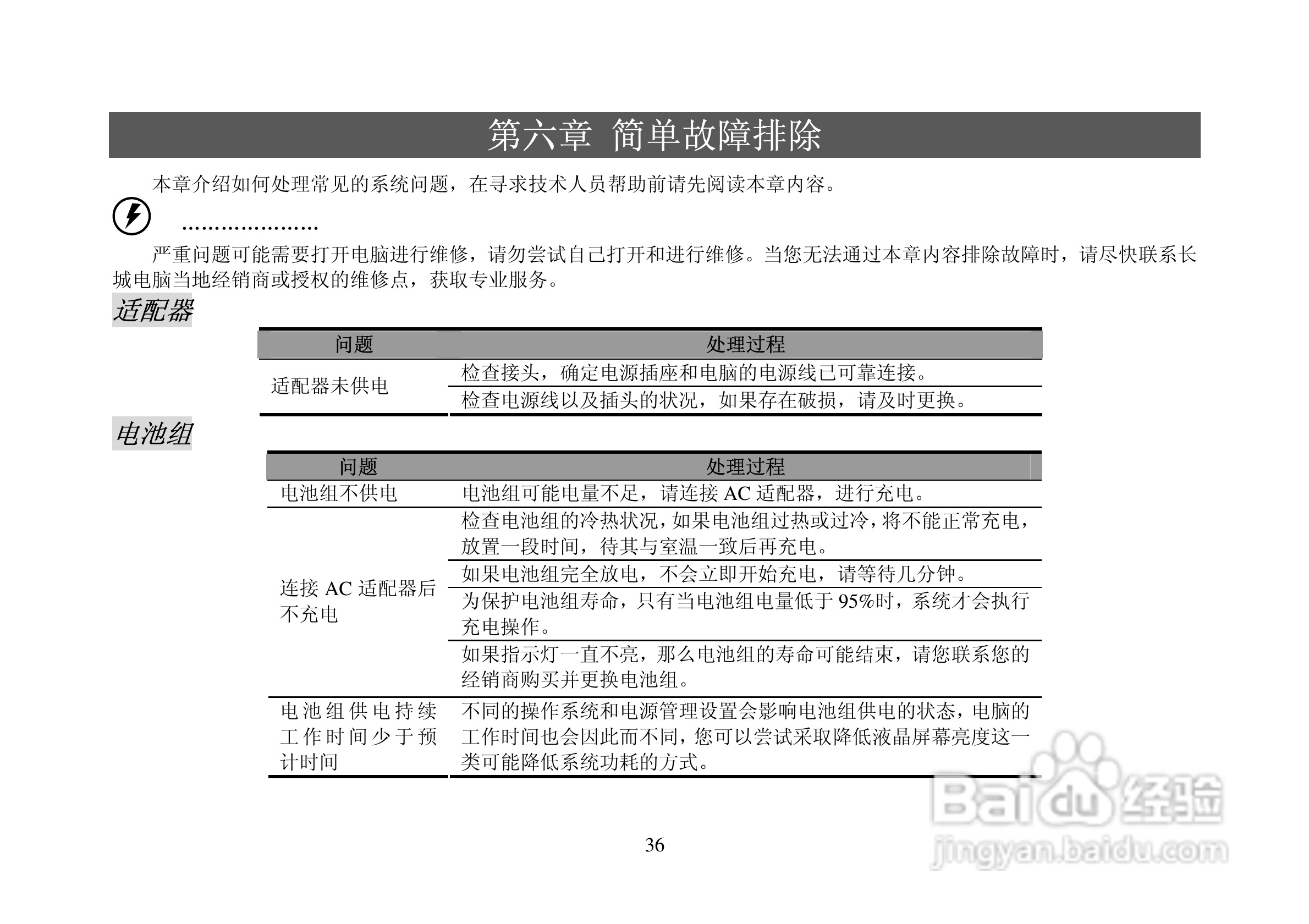 长城笔记本电脑A58R型说明书:[4]