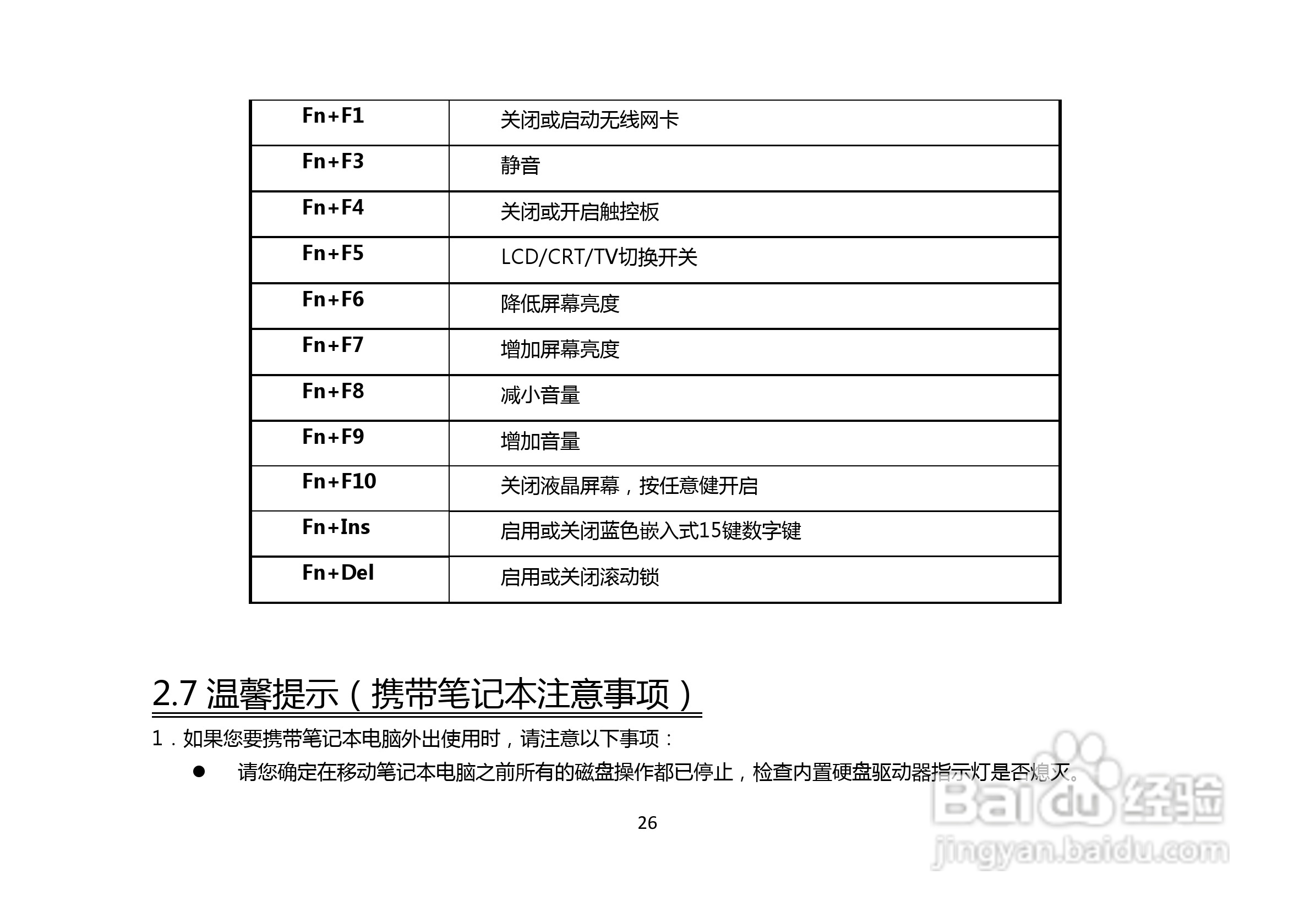 长城笔记本电脑A86M型说明书:[3]
