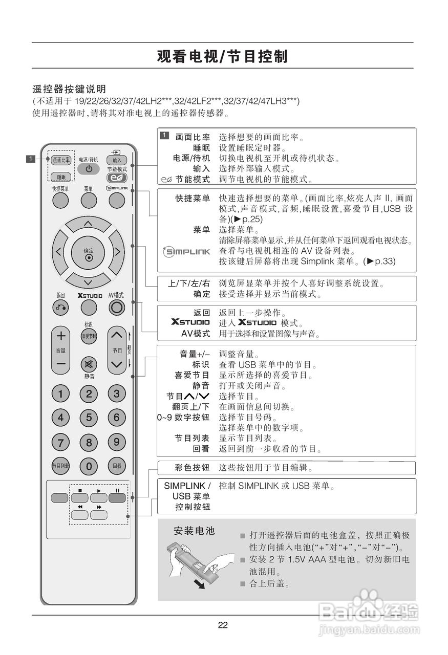 LG 42LH20FR液晶彩电使用说明书:[3]