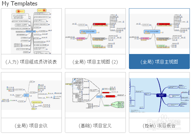如何在MindManager15中添加思维导图模板