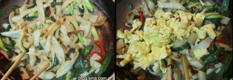 鸡蛋炒豆丝教程