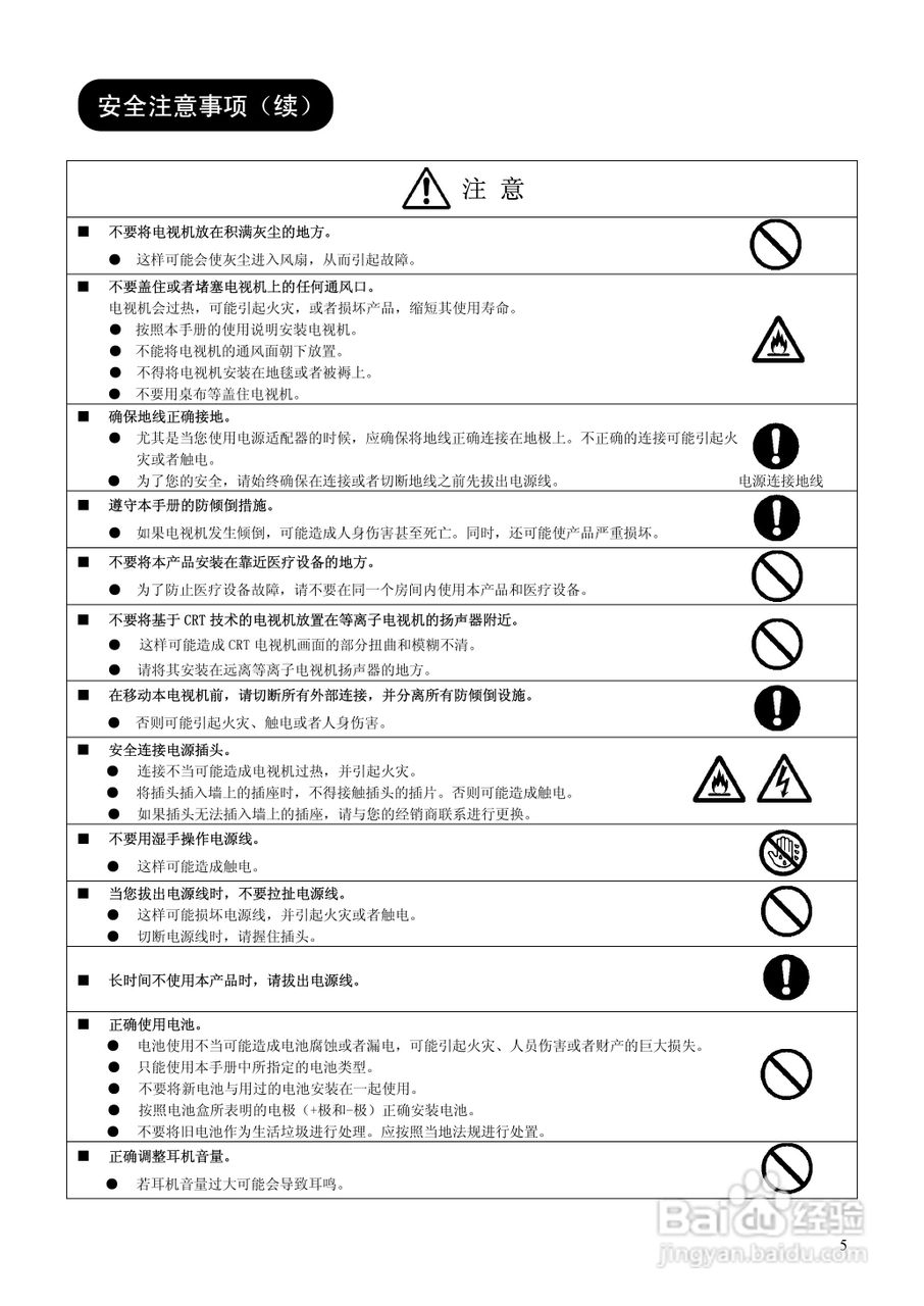 日立等离子彩色电视机P60X101C型使用说明书:[1]