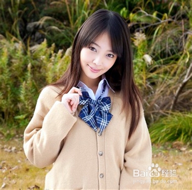 校园女生可爱直发发型