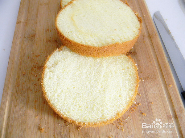 奶油裱花蛋糕的制作方法