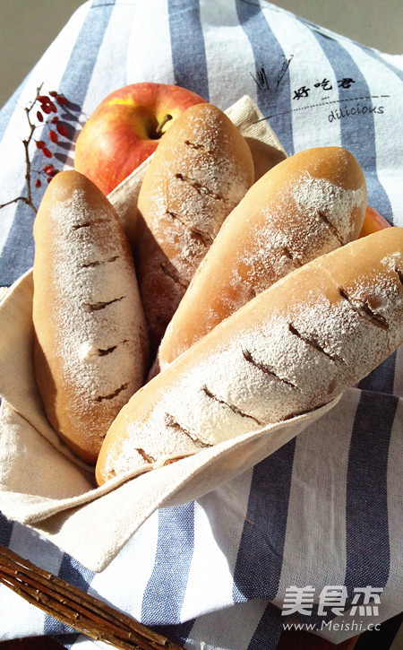 免揉版可可长棍面包