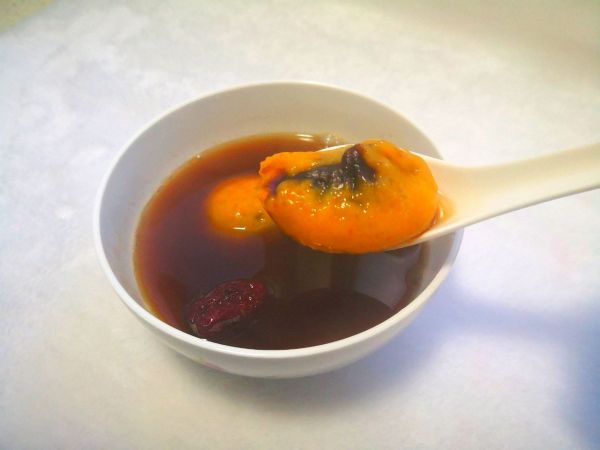 红糖姜煮豆沙南瓜汤圆