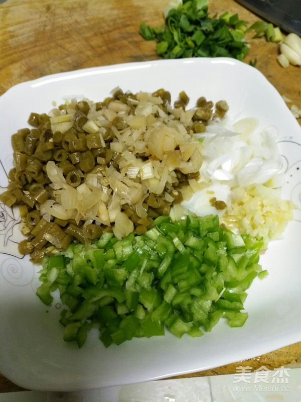 酸豇豆肉沫的做法