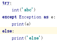 Python 异常处理try 断言assert
