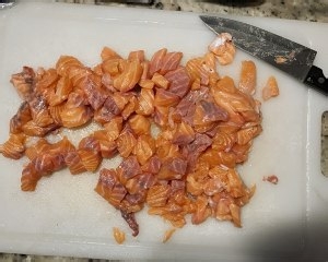 亚洲风味三文鱼饼的做法