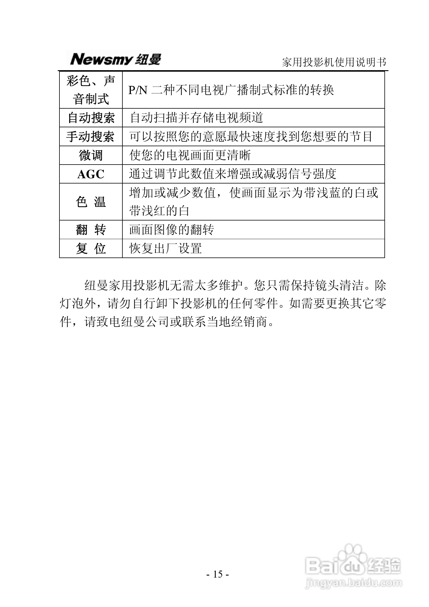 纽曼投影机:NM-PH01A说明书:[2]