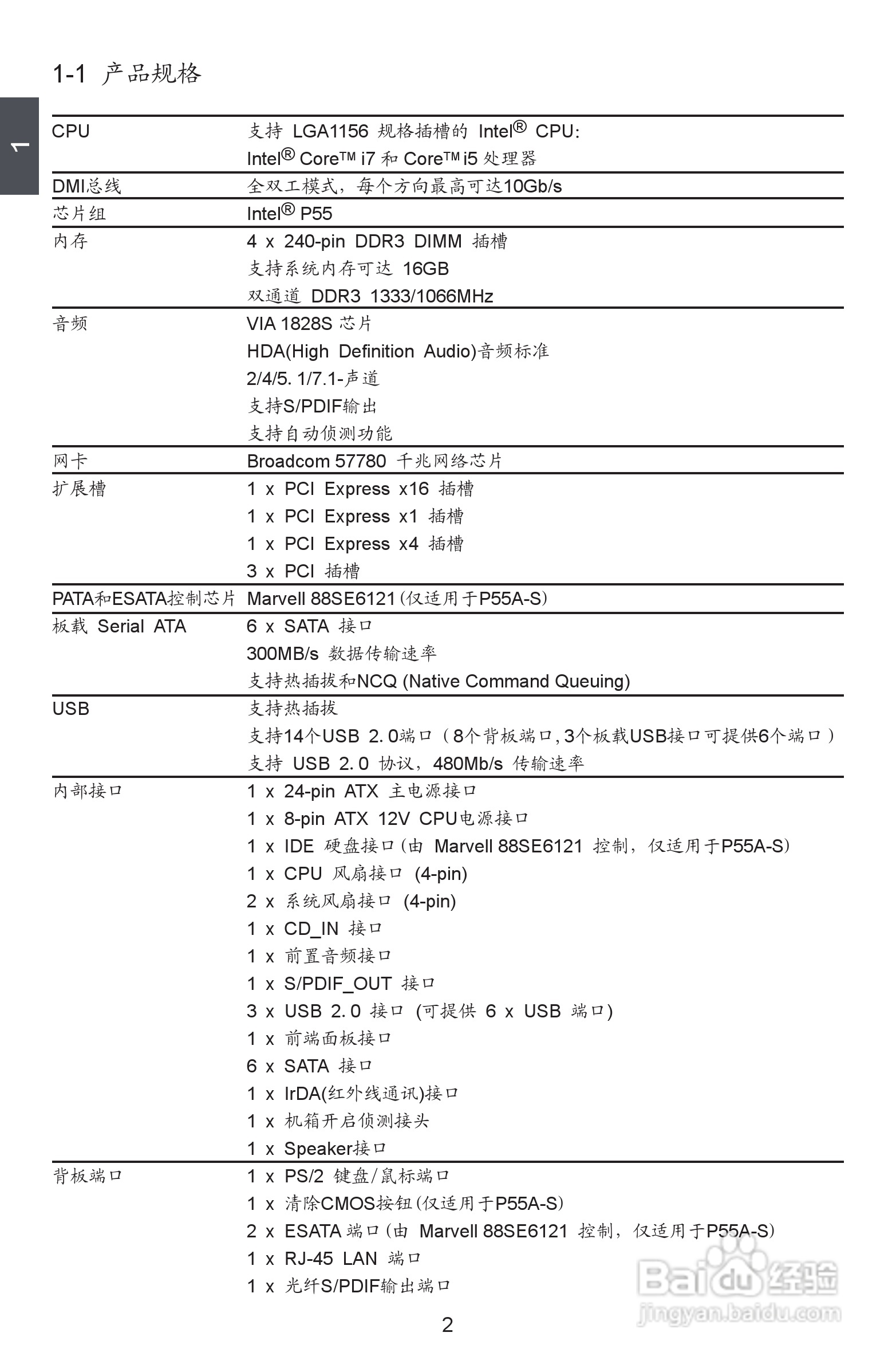 富士康P55A-S型主板使用手册:[1]