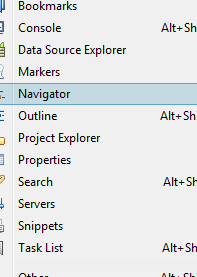 Eclipse怎么显示左边的窗口？