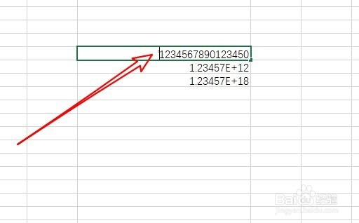 excel2019单元格中长数字变成字母格式怎么办