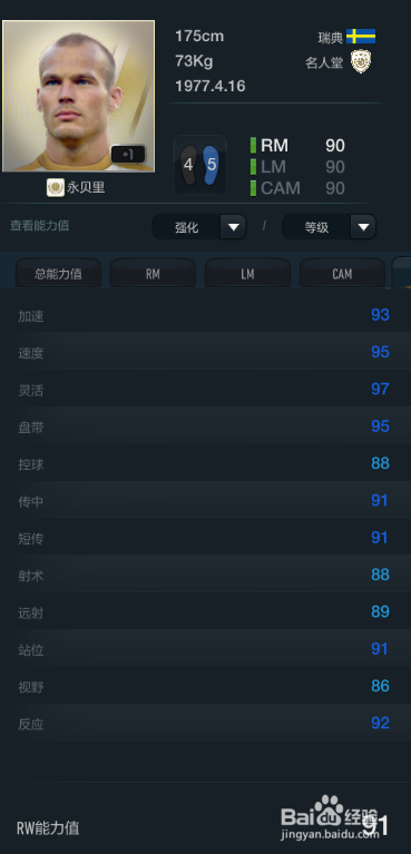 FIFA OL3新版阿森纳球员推荐(主力下篇)