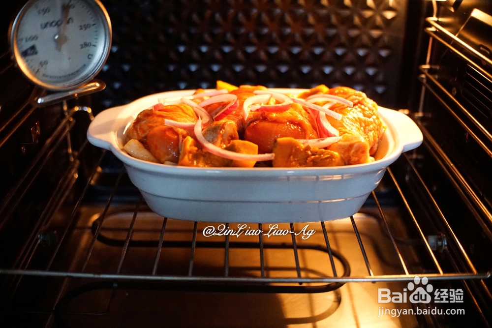 教你南瓜年糕烤鸡腿怎么做