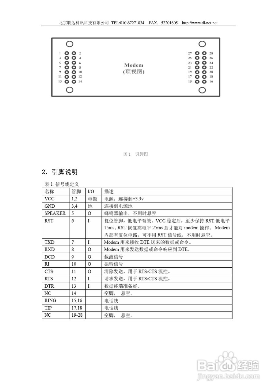 LD-E56TB Pos机Modem说明书