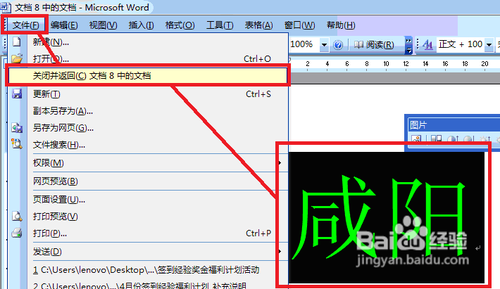 Microsoft Office Word 2003中双色字的设置