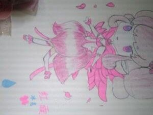 国画冰花怎么画