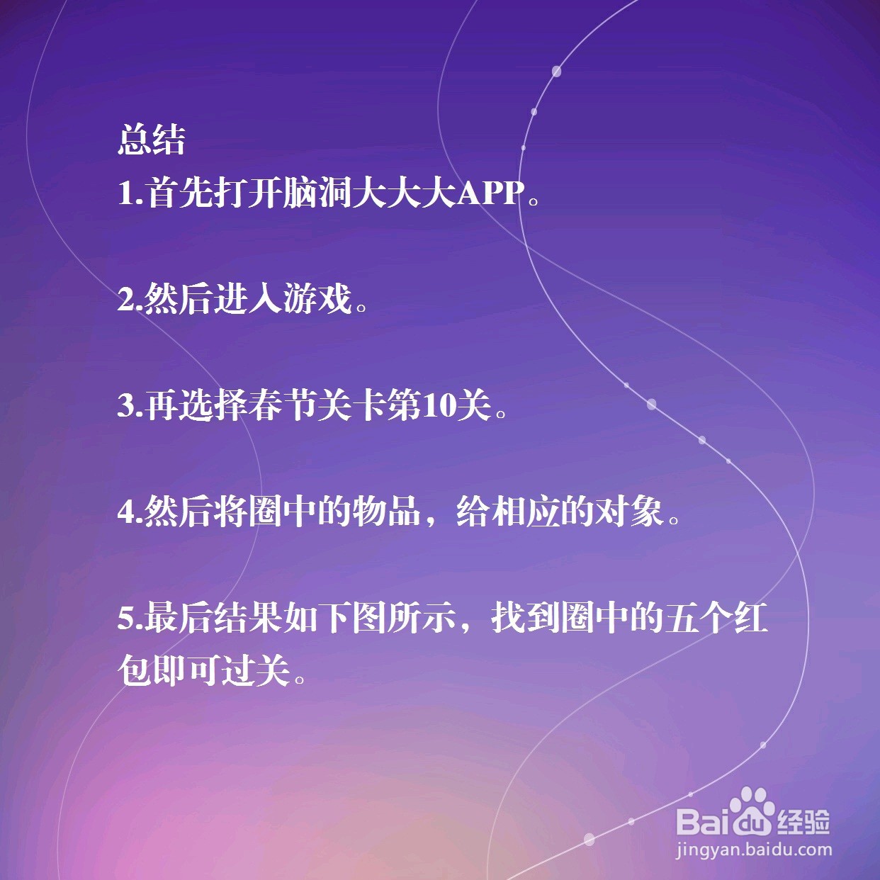 脑洞大大大：找到红包，怎么过关？