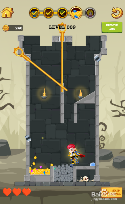 Hero Rescue II的LEVEL 009怎样通关