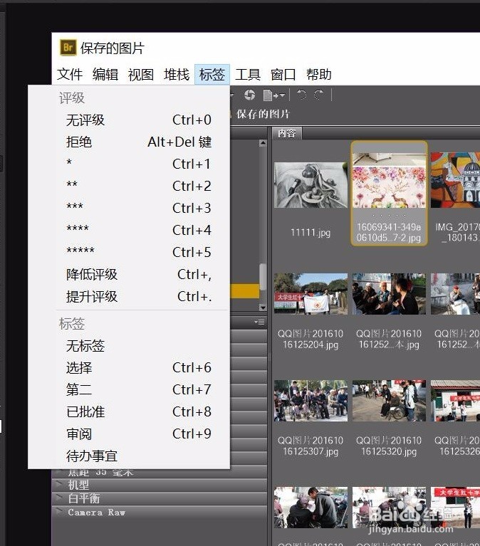 photoshop中如何用Adobe Bridge管理文件