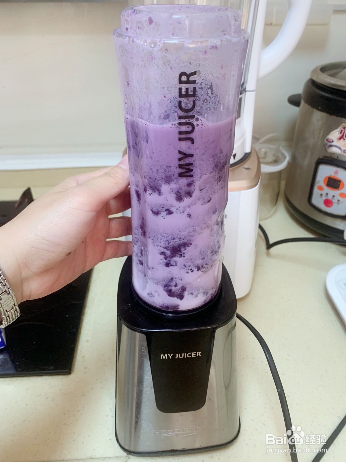 如何做紫薯牛奶