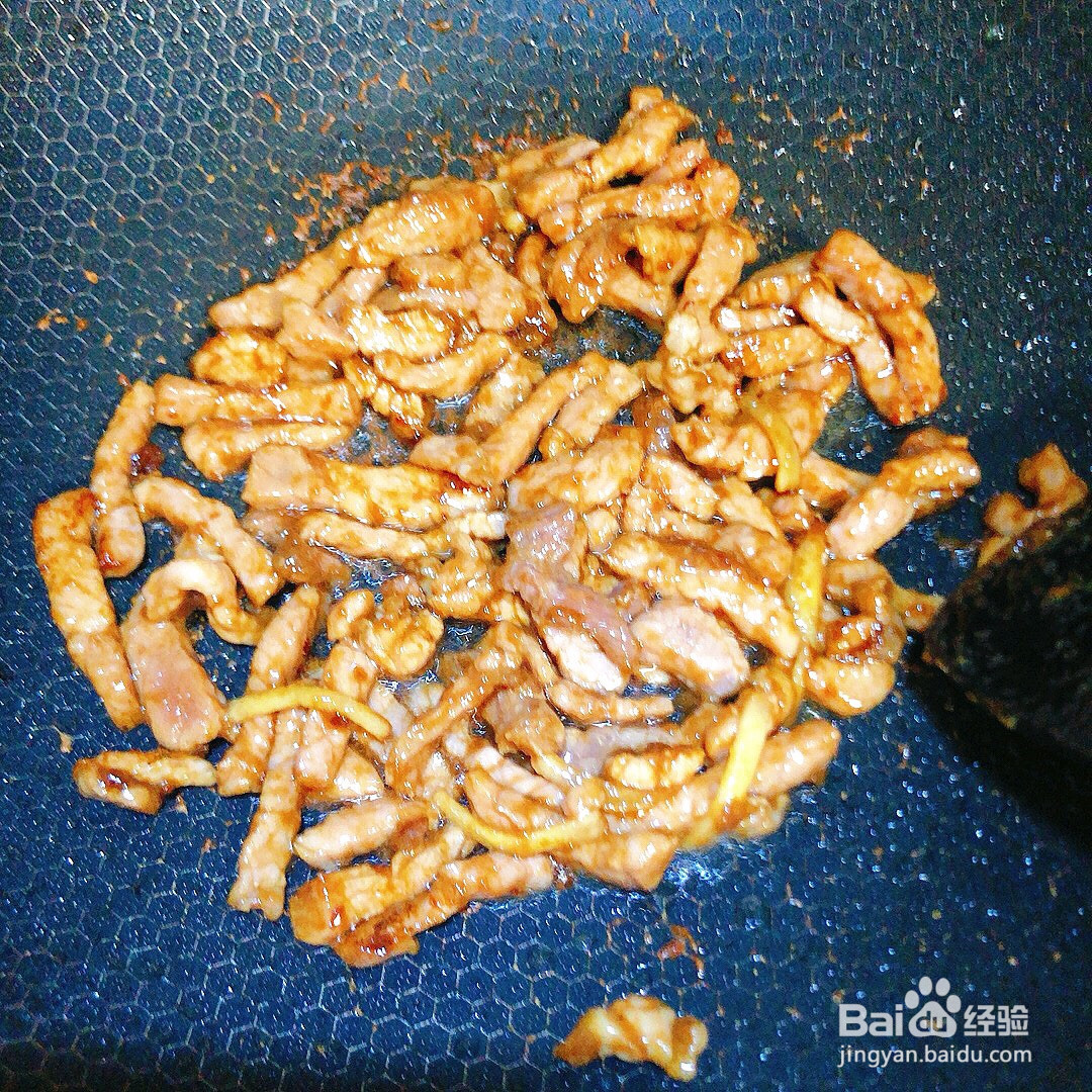 豆芽肉丝面的做法