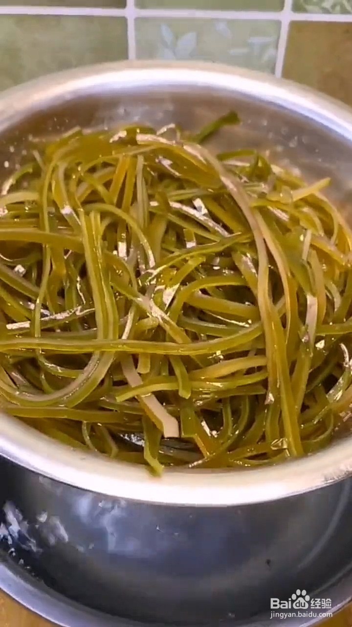 如何制作凉拌海带丝？