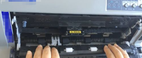 打印机色带安装教程