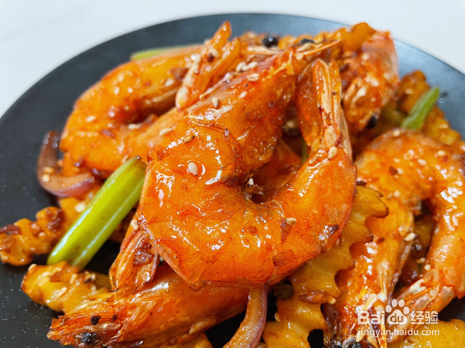 香辣大虾的做法