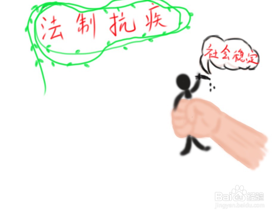 法治战疫手抄报