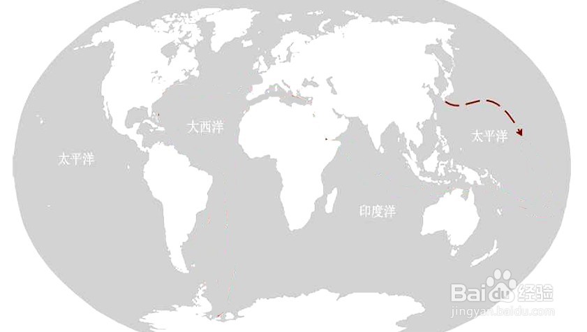 海底两万里航海路线图简笔画