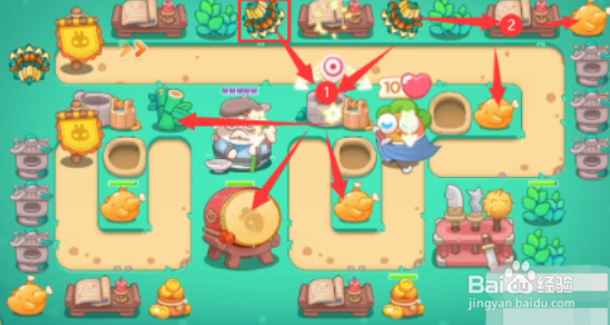 保卫萝卜4喜乐月饼节第3关攻略