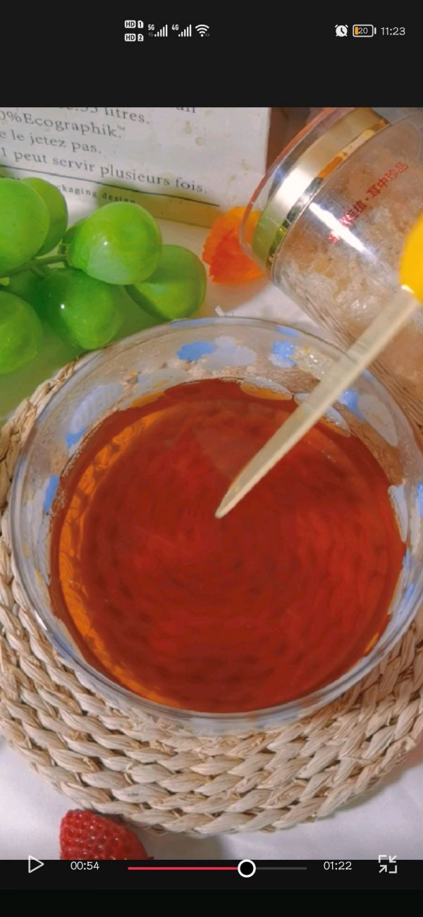 乌龙桃桃银耳羹