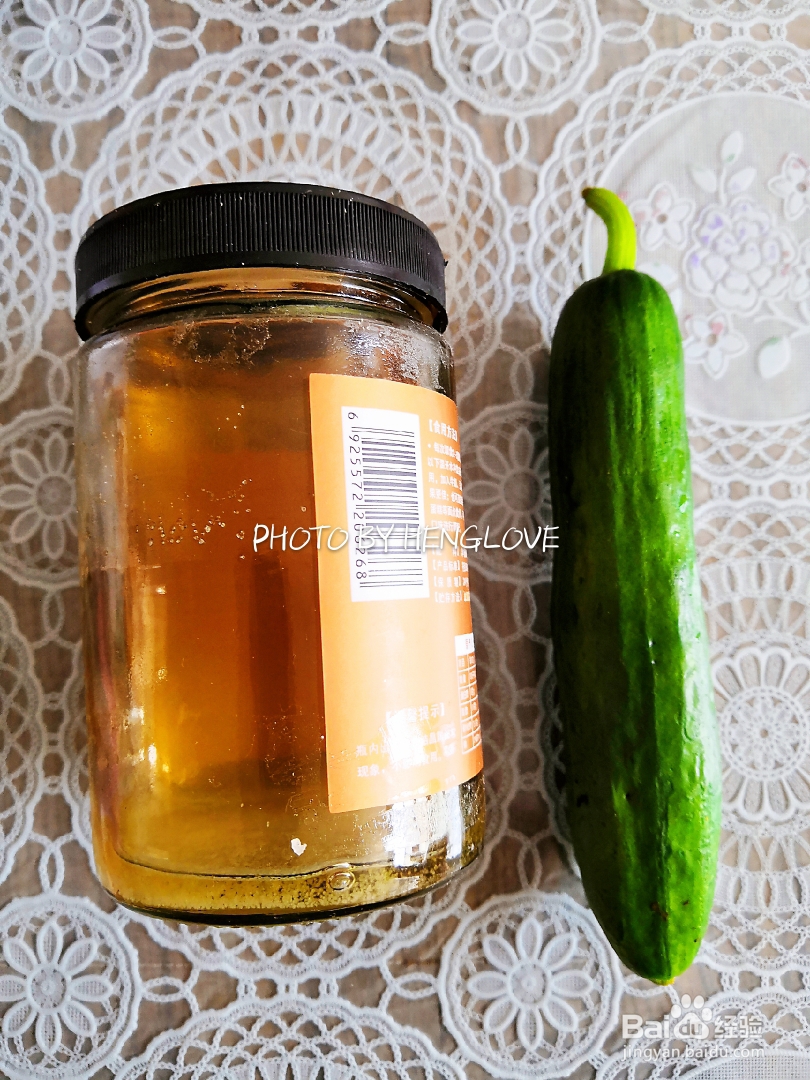 美味到哭的黄瓜蜂蜜水