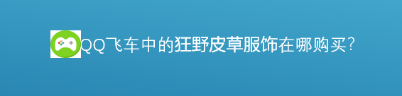 <b>QQ飞车中的狂野皮草服饰在哪里购买</b>