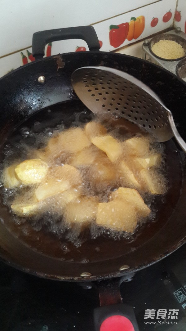 自制家常菜拔丝地瓜