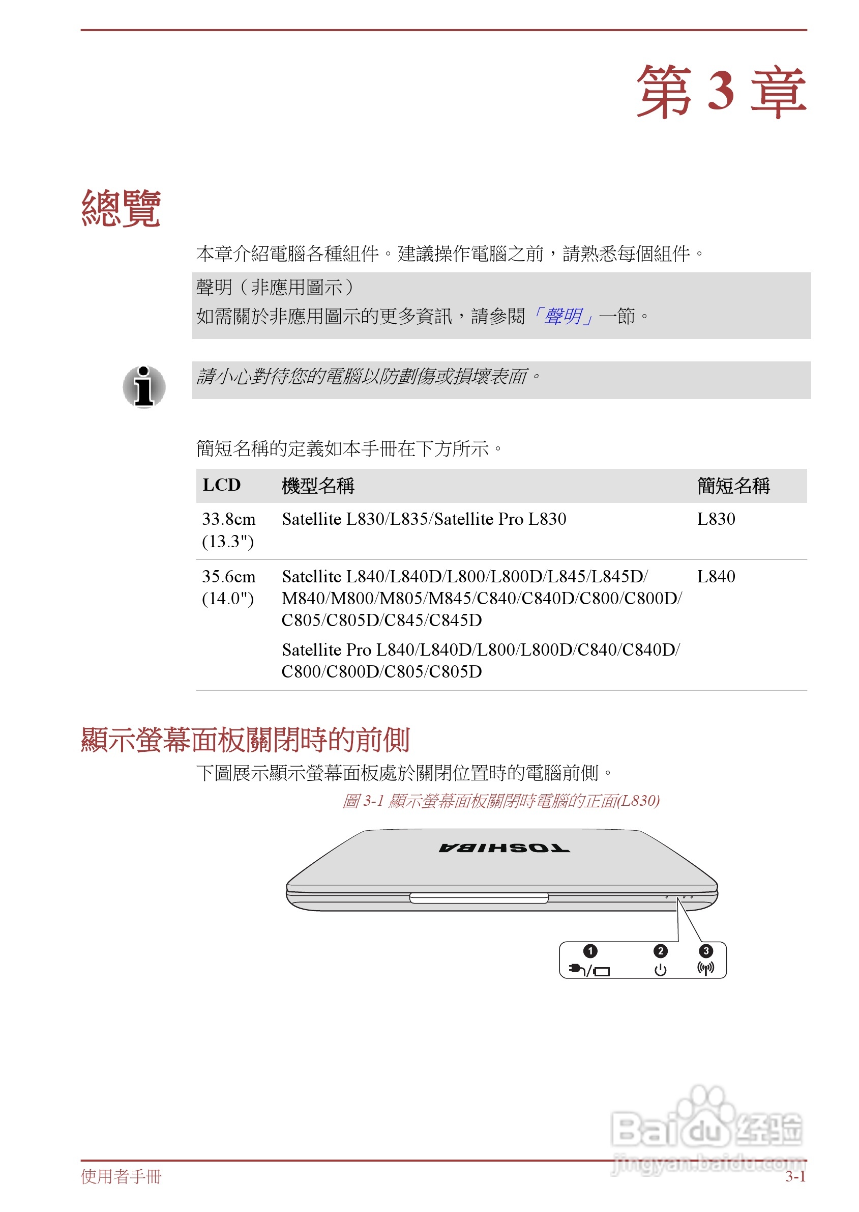 东芝 Satellite M845(WIN8)笔记本电脑说明书:[4]